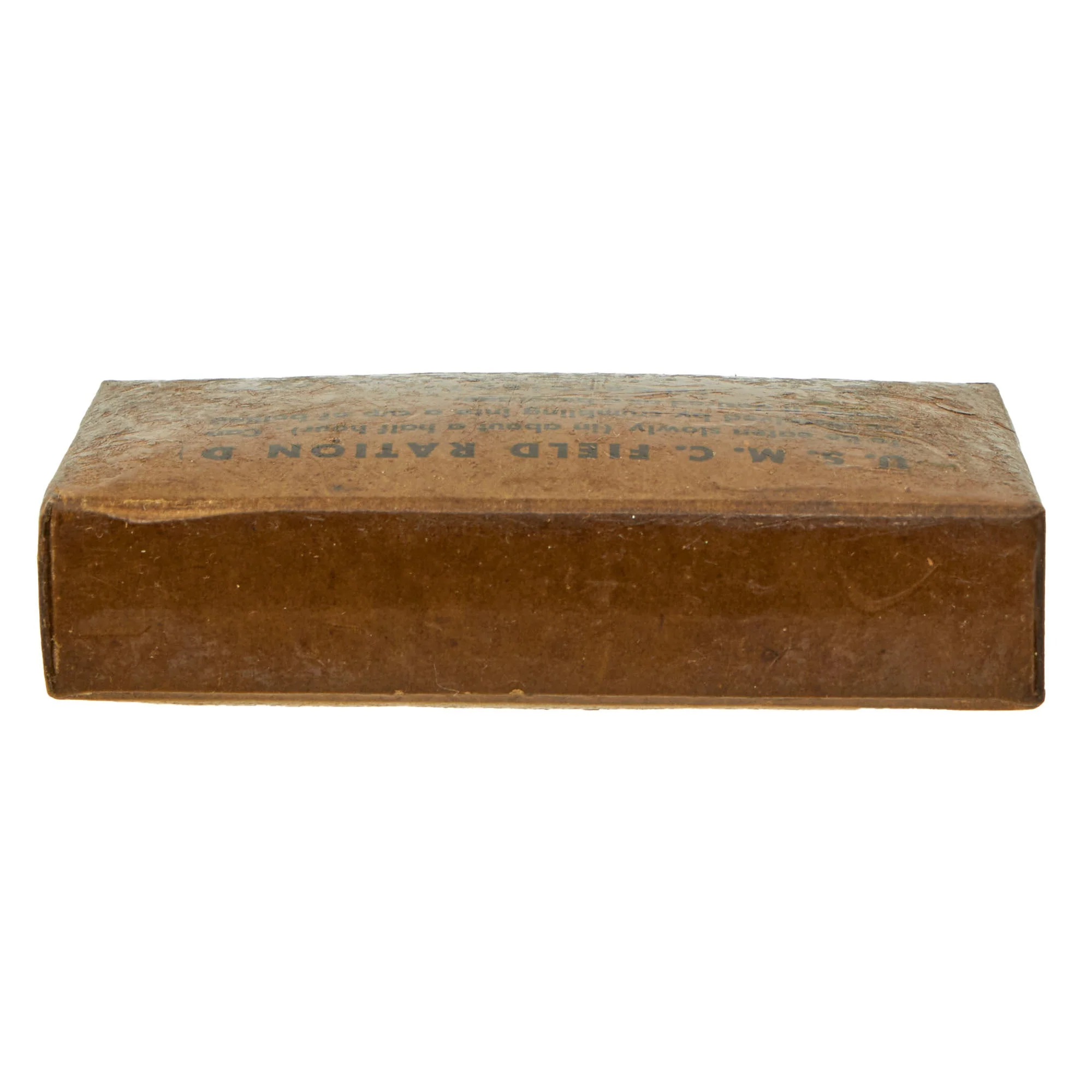 Original U.S. WWII USMC Unopened Marine Corps Field Ration D Bar by Hershey Chocolate Corporation - Rare - Image 3