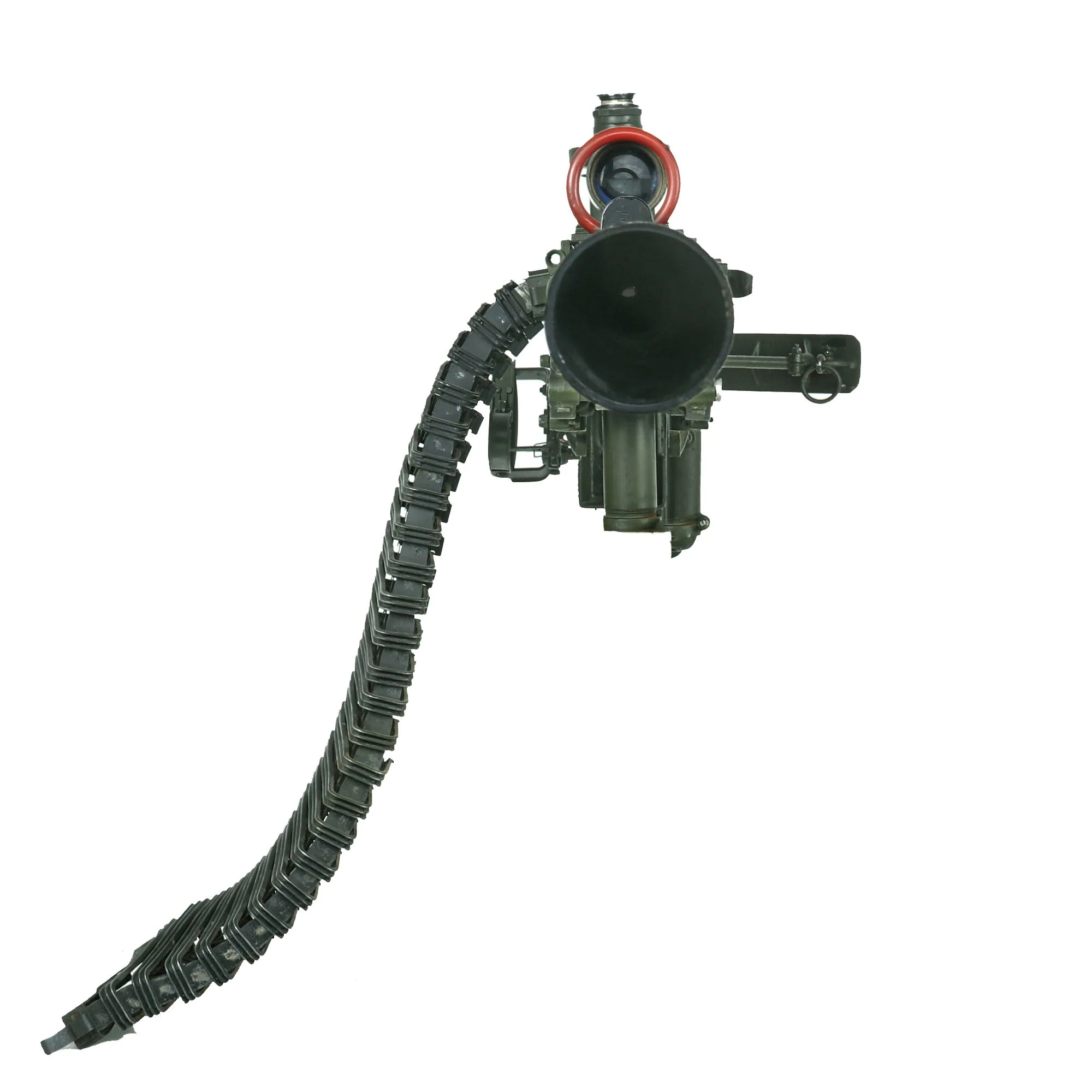 Original Vietnam War U.S. Navy Colt Mk12 Mod.0 20mm Prop Aircraft Display Autocannon Machine Gun with Feed Chutes - Image 13
