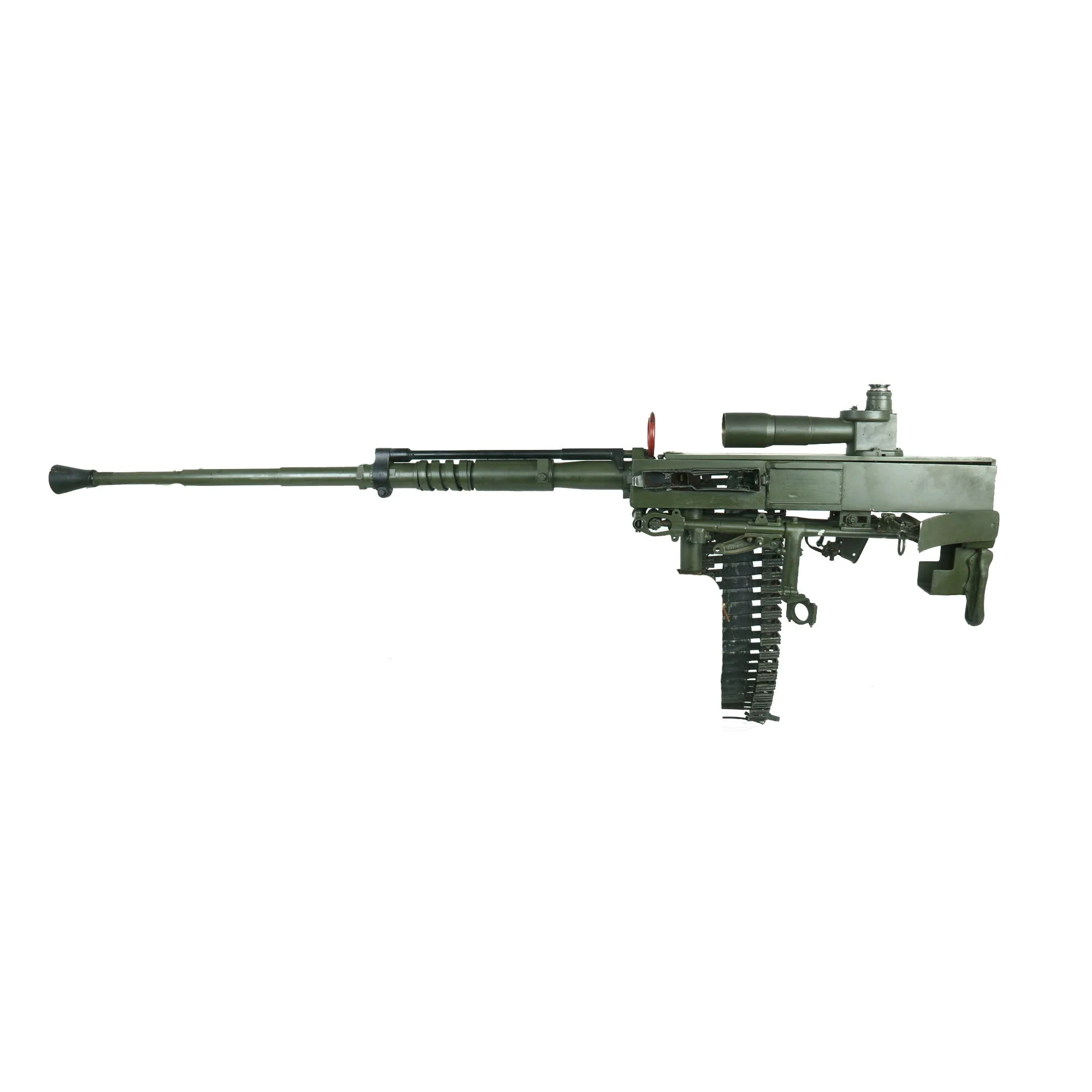 Original Vietnam War U.S. Navy Colt Mk12 Mod.0 20mm Prop Aircraft Display Autocannon Machine Gun with Feed Chutes - Image 3
