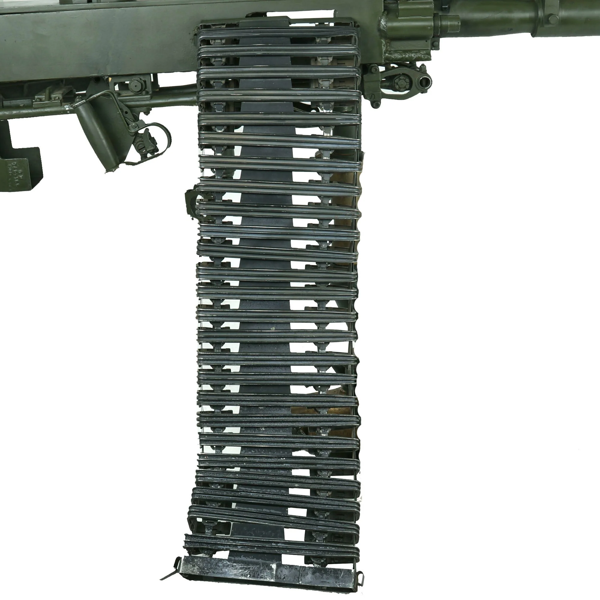 Original Vietnam War U.S. Navy Colt Mk12 Mod.0 20mm Prop Aircraft Display Autocannon Machine Gun with Feed Chutes - Image 8