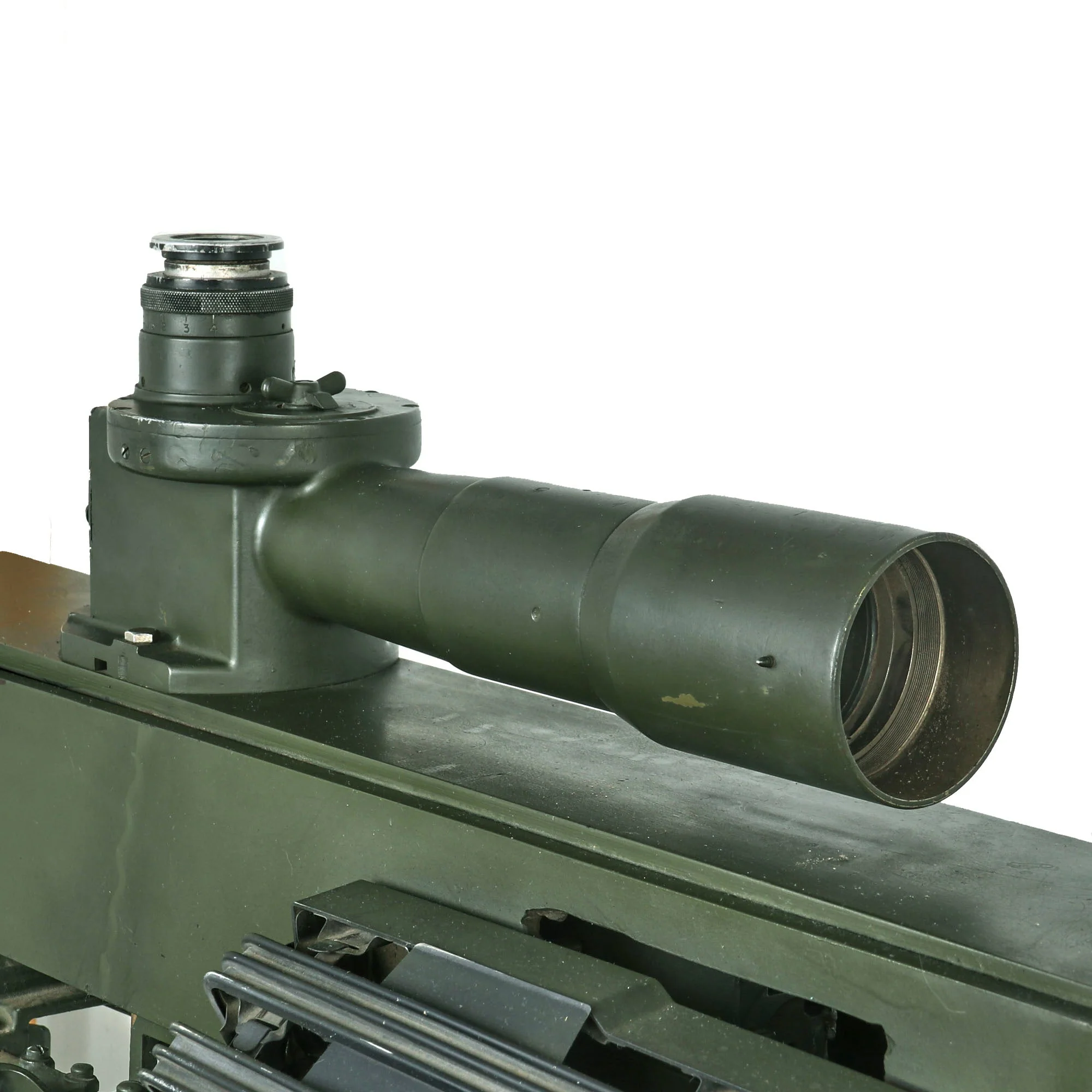Original Vietnam War U.S. Navy Colt Mk12 Mod.0 20mm Prop Aircraft Display Autocannon Machine Gun with Feed Chutes - Image 9