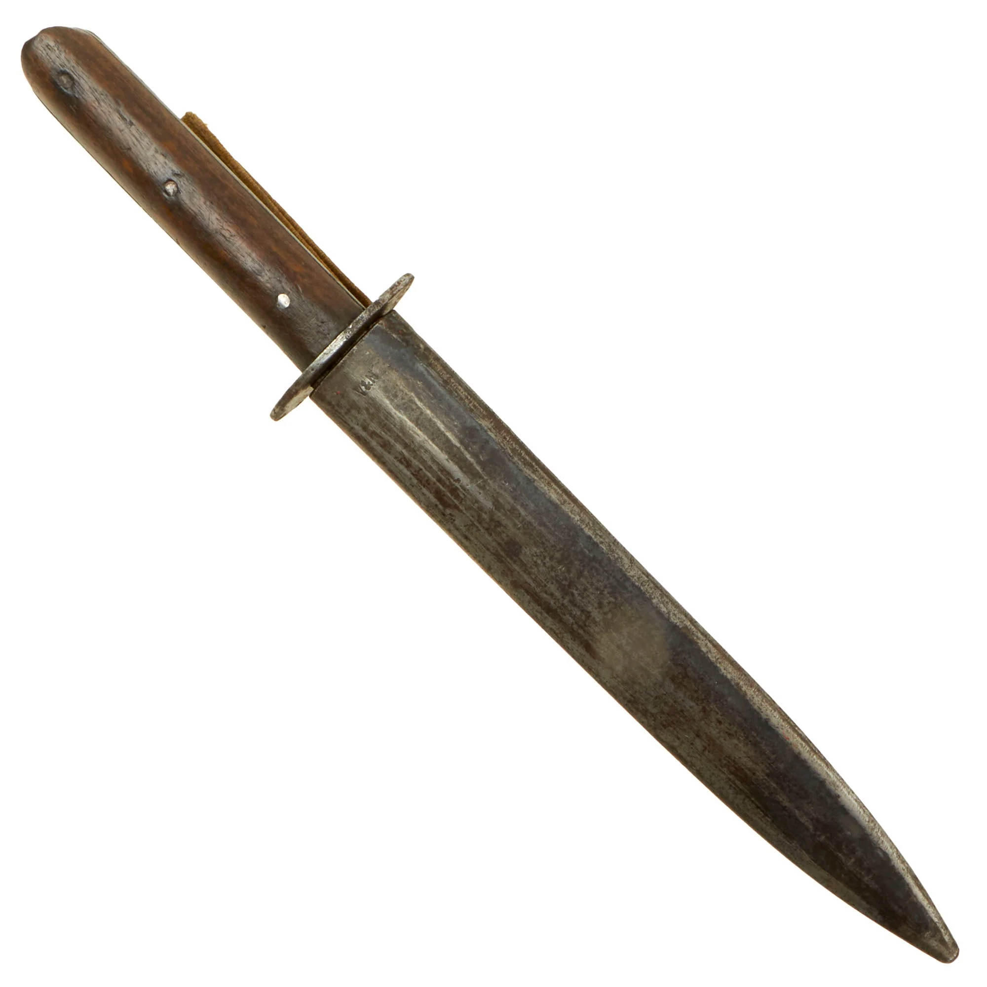 Original WWI Austro-Hungarian Fighting Knife by Wiener Waffen Fabrik with Steel Scabbard & Ersatz Belt Loop by Vogel & Noot - Image 3