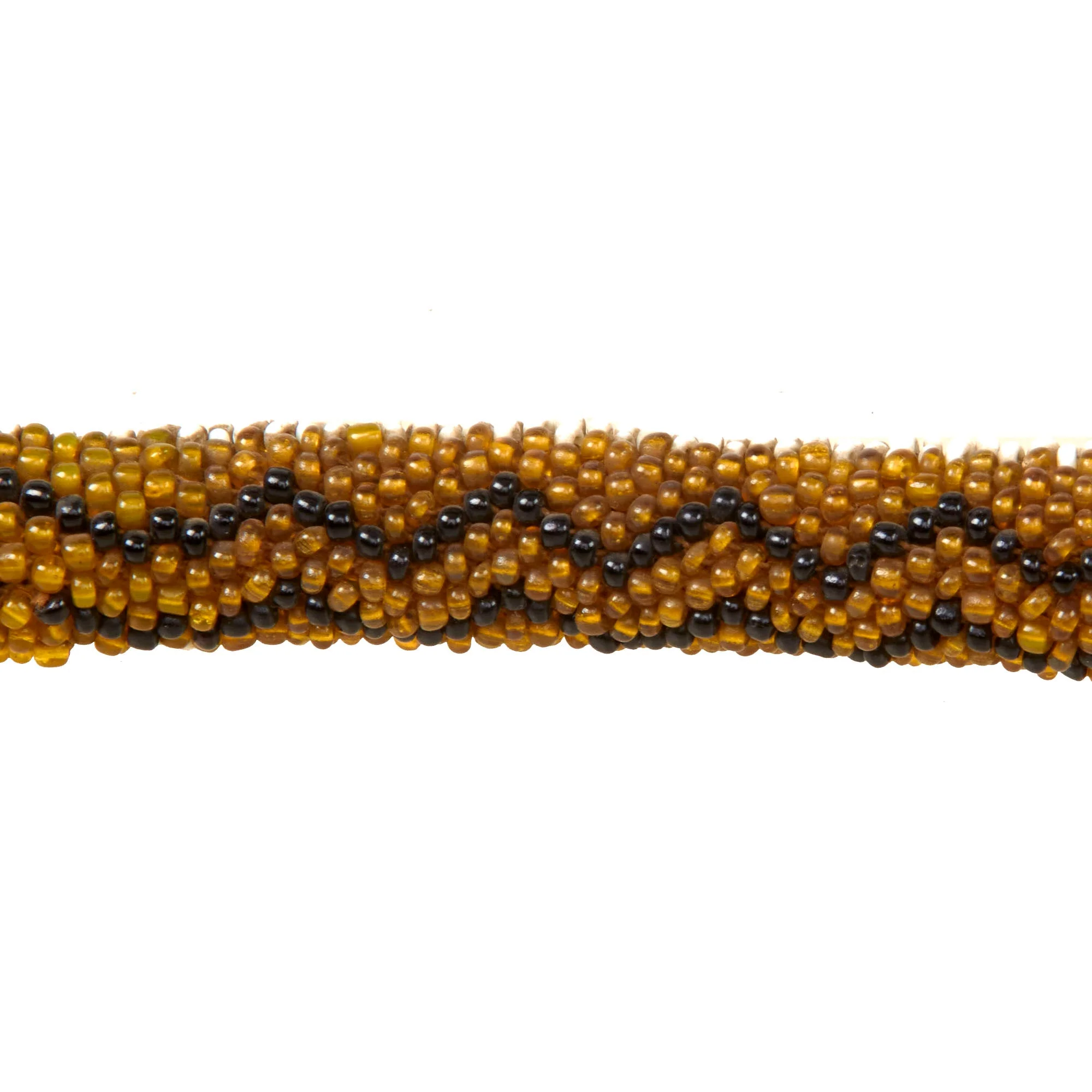 Original WWI Ottoman Empire Turkish Prisoner of War Souvenir Beadwork Snake with Turtle’s Neck in Mouth - Unusual - Dated 1917 - Image 12